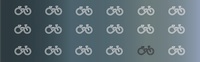 Bicis fondo degradado azul