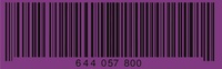 Código de barras fondo morado