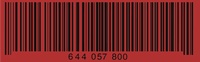 Código de barras fondo rojo