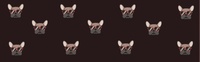 Frenchies fondo granate