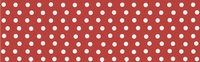 Topos fondo rojo