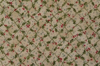 Tela de acebo con fondo beige
