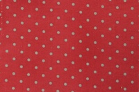 Tela Punto verde sobre fondo rojo
