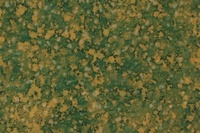 Tela con estampado de colores verde y amarillo
